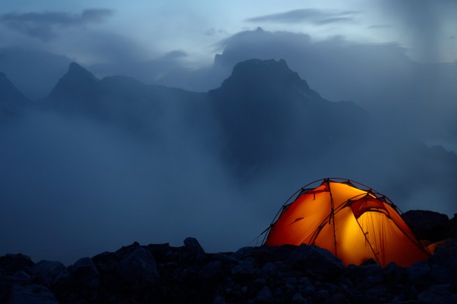 tent on mountain 2